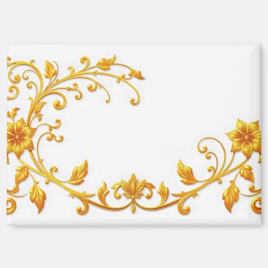 Exquisite Eckschmuck Magnet (Vorderseite)