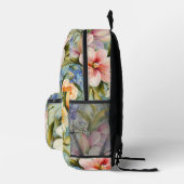 Exquisite Elegante Frühlingsblumen. Malerei Bedruckter Rucksack (Rechts)