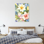 Exquisite Elegante Frühlingsblumen. Malerei Leinwanddruck (Insitu (Schlafzimmer))