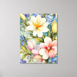 Exquisite Elegante Frühlingsblumen. Malerei Leinwanddruck