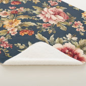 Exquisite Elegante Frühlingsblumen. Malerei Sherpadecke (3/4)