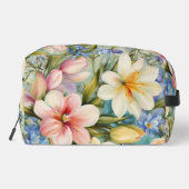 Exquisite Elegante Frühlingsblumen. Malerei Waschbeutel (Rückseite)