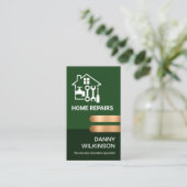 Exquisite Emerald Layer Bronze Tabs Visitenkarte (Stehend Vorderseite)