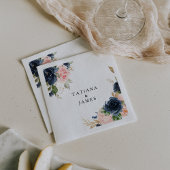 Exquisite Fall Floral Wedding Napkin Serviette