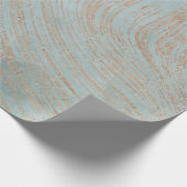 Exquisite Farbe aus blau und Kupfermarmor Geschenkpapier (Ecke)