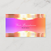Exquisite Farben mit Rose Gold Borders und Logo Visitenkarte (Vorderseite)