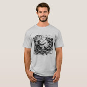 Exquisite Fliegenfischerei T-Shirt (Vorne ganz)