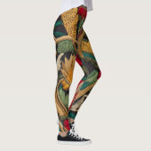 "EXQUISITE FLORAL EMBROIDERY PATTERLAGGINGS" LEGGINGS (Rechts)