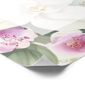 Exquisite Floral Orchids Bouquets in Pink Shades  Poster (Ecke)