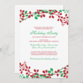 Exquisite Garden Weihnachten Einladung - Neue (Vorne/Hinten)