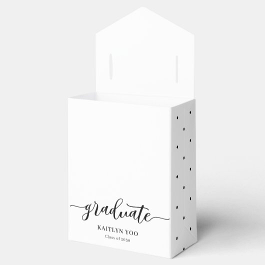 Exquisite Geschmack EDITABLE COLOR Graduation Part Geschenkschachtel (Geöffnet)