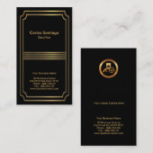 Exquisite Gold Picture Frame Modern Chauffeur Visitenkarte (Vorne/Hinten)
