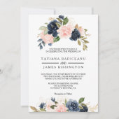 Exquisite Herbsthochzeit Einladung (Vorderseite)