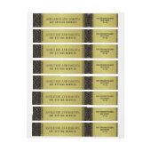 Exquisite Hochzeit | Golden Overlay auf Damask (Bogen)