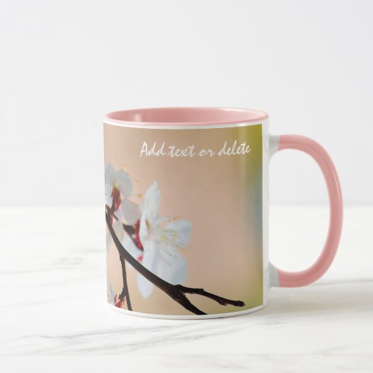 Exquisite japanische Apricot-Blume Tasse (Rechts)
