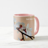 Exquisite japanische Apricot-Blume Tasse (VorderseiteRechts)