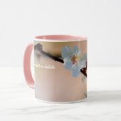 Exquisite japanische Apricot-Blume Tasse (Vorderseite Links)