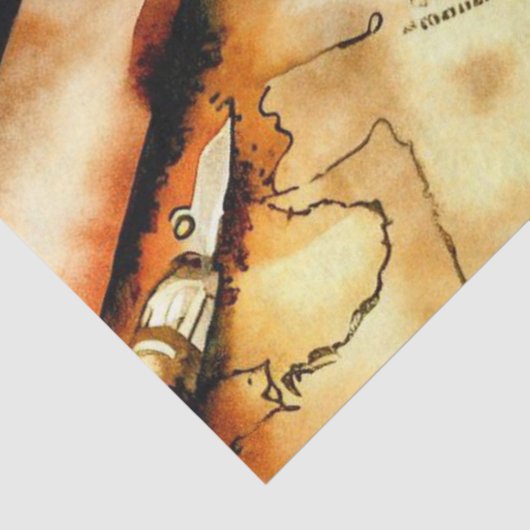 "Exquisite Kartographie: Adventure Awaits" Seidenpapier (Detail)