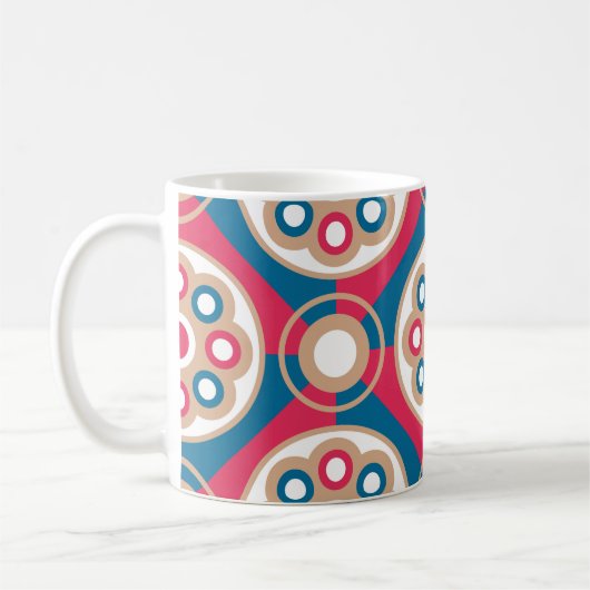 Exquisite,  luxurious,  medieval seamless pattern, kaffeetasse (Links)