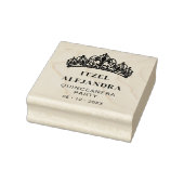Exquisite Lys Flower Tiara Quinceañera Party  Gummistempel (Stempel)