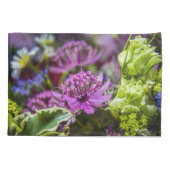 Exquisite Magie der Blüten #1 Kissenbezug (Rückseite)