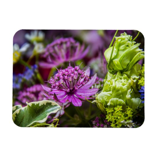 Exquisite Magie der Blüten #1 Magnet (Horizontal)