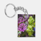 Exquisite Magie der Blüten #1 Schlüsselanhänger (Vorderseite links)