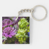 Exquisite Magie der Blüten #1 Schlüsselanhänger (Rückseite)