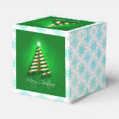 Exquisite Merry Christmas Classic Favor Box Geschenkschachtel (Rückseite)