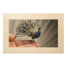 Exquisite Miniatur-Pfau