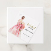 Exquisite Minimale Hochzeit Brautparty Geschenkanhänger (Beispiel)