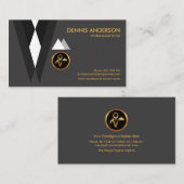 Exquisite Moderner Anzug Beruflich Butler Visitenkarte (Vorne/Hinten)