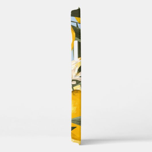 Exquisite Muster mit gelben Bergamottenfrüchten, r Case-Mate iPhone Hülle (Rückseite / Rechts)