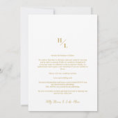 Exquisite Original 5-Photo Collage Wedding Save The Date (Rückseite)