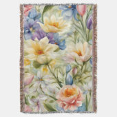 Exquisite, raffinierte Frühlingsblumen. Malerei Decke (Vorderseite Vertikal)