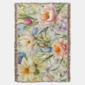 Exquisite, raffinierte Frühlingsblumen. Malerei Decke (Vorderseite Vertikal)