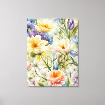 Exquisite, raffinierte Frühlingsblumen. Malerei