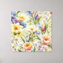 Exquisite, raffinierte Frühlingsblumen. Malerei