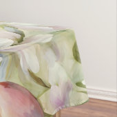 Exquisite, raffinierte Frühlingsblumen. Malerei Tischdecke (Beispiel)