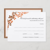 Exquisite Reben (Bronze & Orange) UAWG Postkarte (Vorne/Hinten)