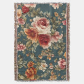 Exquisite romantische Rose und wunderschöne Blume Decke (Vorderseite Vertikal)