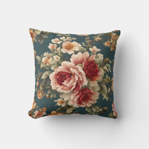 Exquisite romantische Rose und wunderschöne Blume Kissen