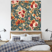 Exquisite romantische Rose und wunderschöne Blume Leinwanddruck (Insitu (Schlafzimmer))