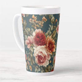 Exquisite romantische Rose und wunderschöne Blume Milchtasse