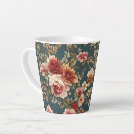Exquisite romantische Rose und wunderschöne Blume Milchtasse