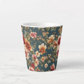 Exquisite romantische Rose und wunderschöne Blume Milchtasse (Vorderseite)