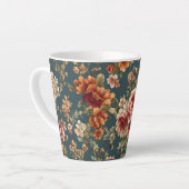 Exquisite romantische Rose und wunderschöne Blume Milchtasse (Linke Ecke)