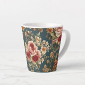 Exquisite romantische Rose und wunderschöne Blume Milchtasse (Rechte Ecke)