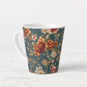Exquisite romantische Rose und wunderschöne Blume Milchtasse (Linke Ecke)