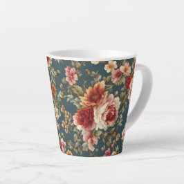 Exquisite romantische Rose und wunderschöne Blume Milchtasse